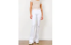 Avenue Montaigne Bellini Stretch Pants In White