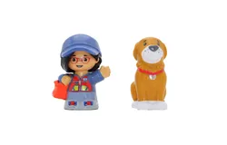 Fisher-Price Little People&comma; Ni&ntilde;a y Perro Marr&oacute;n