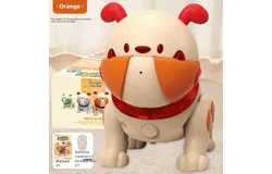 Toddler Remote Control Toys for Girls and boys  - Robot Pet Puppy Dog RC Robot Toy with LED&comma; Gag Dog Voice Rocording & Changing&comma; Farting Touch Reaction&comma; Dancing and Walking RC Robot for Kids Girls and boys-orange