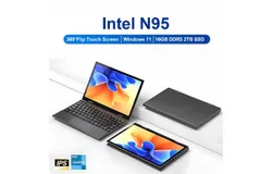 Intel N95 16&period;1 inch Windows 11 16GRAM&plus;512GB HDMI Notebook Netbook 1920&ast;1080 glass panel Laptop-Black NEW