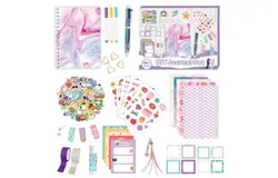 Girls DIY Diary   Girls Diary Set&comma;Toys for Ages 8-13&comma;DIY Stationery Set&comma; Thin Stickers and Little Girls Daily Supplies Set&comma; Gifts for Teen Girls Good Idea Choice，Purple