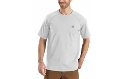 Carhartt Men&apos;s Force Cotton Short Sleeve T-Shirt In Light Grey