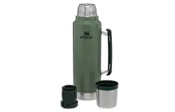 Stanley Classic Vacuum Insulated Wide Mouth Bottle - Charcoal - BPA-Free Stainless Steel Thermos for Cold & Hot Beverages - 1&period;9L