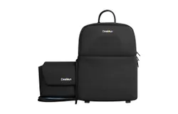 Cwatcun D75 Camera Backpack for Women Men Photographer Outdoor Photography Bag Shock-proof Water-resistant with Built-in Camera Shoulder Bag 14 Inch Laptop Pocket Tripod Holder for Nikon Canon Sony
