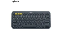 Logitech K380 Bluetooth Keyboard – Windows&comma; Mac&comma; Chrome OS&comma; Android&comma; iPad&comma; iPhone&comma; Apple TV Compatible – with Flow Cross-black