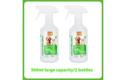 chong xiao wei Dog 3-in-1 Cat and Kitten Training Aid &vert; Cat Deterrent Spray for Indoor and Outdoor Use &vert; Cat Repellent Spray for Furniture &vert; Establish Boundaries and Keep Cats Away Made in China &lpar;17 oz&rpar; 500ml&ast;2 bottles