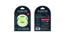 Forto F-20 Cockring Ball Stretch Lrg Glo