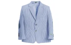 Gioberti Boys Seersucker Blazer Jacket