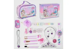 Kids Washable Makeup Girl Toys-Kids Makeup Kit for Girl--2104 Purple