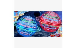 Flying Orb Ball 2 Pack&comma;Magic Hand Controlled Mini Drone Fly Orb Hover Ball Toy&comma;Galactic Fidget Spinner Flying Orb&comma;Blue&sol;red