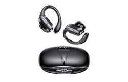 Lenovo XT80 Sports Wireless Earphone Headphones&colon; Hi-Fi Stereo Sound&comma; LED Power Display&comma; Button Control & Mic Black