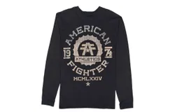 American Fighter Men&apos;s Maryland Long Sleeve Tee In Black