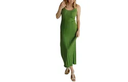 Frnch Anam Knitted Dress In Kaki