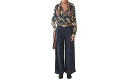 Maison Hotel Palmira Top Blouse In Angaga Blue