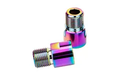 ZTTO 1 Pair MTB Road Bike Pedal Extenders Bicycle Pedal Adapter Extended Pedal Spacer Fit for 9&sol;16in Spindle Pedal Extended 16mm&sol;0&period;63in