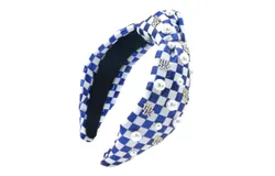 Brianna Cannon Uk Logo Headband In Blue&sol;white