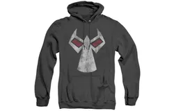 Batman Bane Mask Adult Heather Hoodie &sol; Hooded Sweatshirt