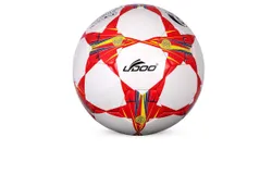 LYDOO Sports Soccer Balls -Size  5-White&sol;Red