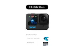 GoPro HERO12 Black anti-shake action camera 5&period;3k HD waterproof gopro12&comma; 64G memory card&comma; helmet front and side mounts