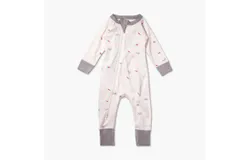 Sapling Organic Bunnies Romper In White