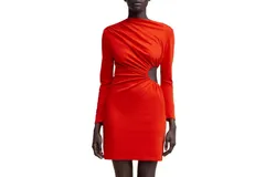 Acler Nash Dress In Scarlet