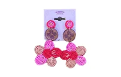 Zippity Do Dah Women&apos;s Seed Bead Earrings In Pink