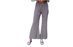 Geegee City Views Wide Leg Pants In Black
