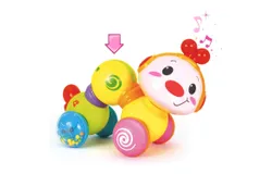 Musical Press Caterpillar Toys&comma; 6 to 12 Month Baby Toys&comma; Glowing Head Caterpillar Baby Toys&comma; Baby Crawling and Educational Toys for 1 Year Old Boys and Girls