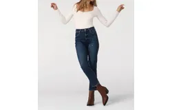 Wrangler Wild West High Rise Straight Jeans In Wild Ride