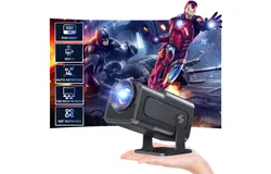 Mini Projector&comma; Smart Projector - HY320mini Black