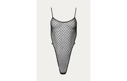 Only Hearts Coucou Lola Minimal Bodysuit In Black