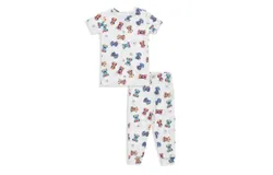 Magnetic Me Kid&apos;s Formula Pj Short Sleeve Set In White