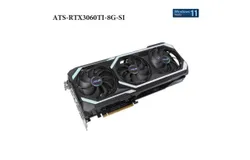 ASUS ATS-RTX3060TI-8G-SI graphics card provides excellent cooling performance and has 8GB GDDR6X memory&period;