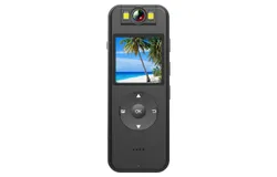 Body camera with audio and video recording&comma; 1080P night vision&comma; WIFI hotspot&comma; body camera personal mini body camera&comma; security&comma; indoor&sol;outdoor use &lpar;16G memory&rpar;