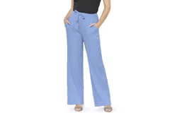 Inizio Amalfi Linen Pant In Blue
