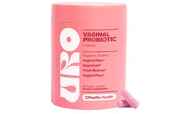 URO Vaginal Probiotics for Women pH Balance with Prebiotics & Lactobacillus Probiotic Blend - Women&apos;s Vaginal Health Supplement - Promote Healthy Vaginal Odor & Vaginal Flora&comma; 60 Count &lpar;Pack of 1&rpar;