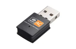 Dual-band wireless network card&comma; USB computer external 2&period;4&sol;5G transmitter&comma; wifi receiver