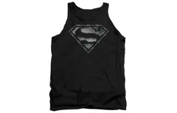 Superman Barbed Wire Adult Tank Top