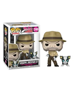 Funko Pop! JoJo's Bizarre Adventure: Joseph Joestar con Iggy #2146