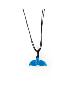 Collar Cambiante de Color - Cola de Ballena - Blanco a Azul por DeSol para Mujeres - 1 Collar