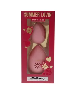 Esponja y Estuche Summer Lovin de MCoBeauty para Mujeres - 2 Piezas (Edición Limitada)