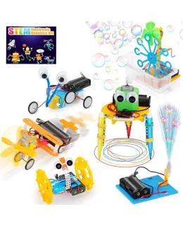Kit de Robótica STEM 6 Juegos de Experimentos Científicos Proyectos de Actividades para Niños de 5 a 10 y 12+ Años Regalo de Verano Juguetes al Aire Libre