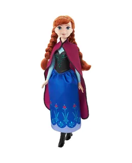 Muñeca Posable Anna de Frozen de Disney con Ropa y Accesorios Auténticos
