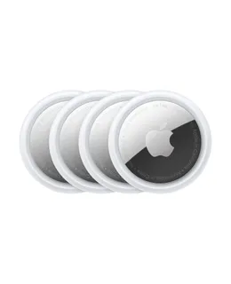 Etiqueta AirTag de Apple (1ª Generación) - Paquete de 4. Rastrea y encuentra tus llaves, billetera, equipaje, mochila y más. Configuración simple con un solo toque con iPhone o iPad, Bluetooth