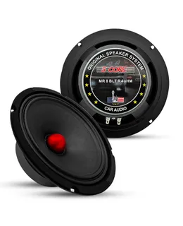 Altavoz de Coche de Rango Medio de 8 Pulgadas de 500W de Aluminio Bala Profesional de 4 Ohmios