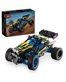 Coche de Carrera LEGO Technic Todo Terreno Construible, Juguetes Geniales para Chicos y Chicas de 8 Años que Aman los Concursos de Rally, Coche de Carrera con Motor de 4 Cilindros Móvil y Suspensión Funcional, 42164