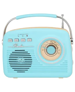 Altavoz Rétro Multifuncional Bluetooth con Batería Recargable