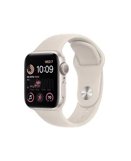 Reloj Apple Watch SE (2ª Generación) (GPS, 44 mm) - Caja de Aluminio con Correa Deportiva Color Apricot, M/L (Reacondicionado)