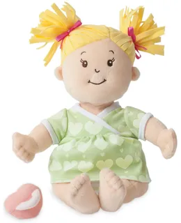 Muñeca Bebé Stella Rubia Suave de Manhattan Toy para Bebés de 1 Año y Más, 15"