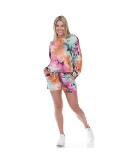 Conjunto de Top y Shorts de Tie Dye para Mujer